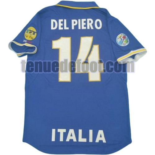 maillot del piero 14 italie 1996 domicile bleu