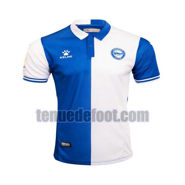 maillot deportivo alavés 2021 2022 domicile bleu blanc thaïlande bleu blanc
