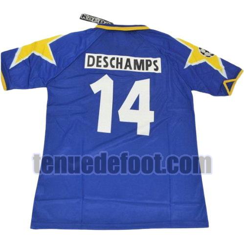 maillot deschamps 14 juventus 1995-1996 exterieur bleu