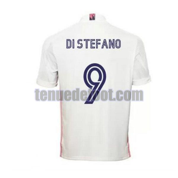 maillot di stefano 9 real madrid 2020-2021 domicile blanc