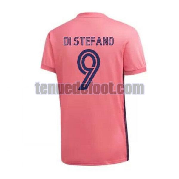 maillot di stefano 9 real madrid 2020-2021 exterieur rose