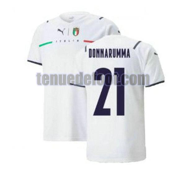 maillot donnarumma 21 italie 2021 2022 exterieur blanc blanc