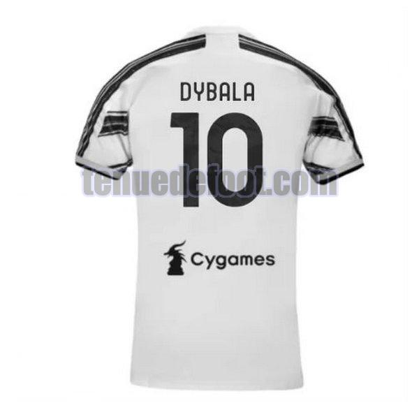 maillot dybala 10 juventus 2020-2021 domicile blanc