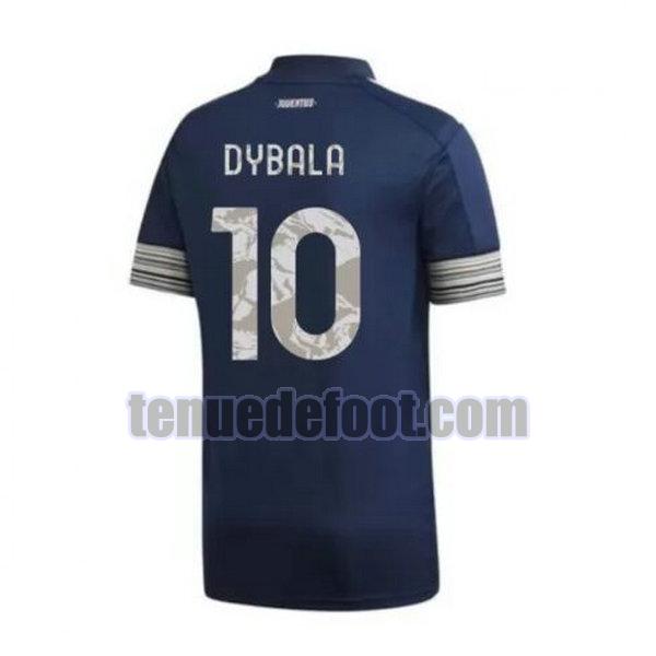 maillot dybala 10 juventus 2020-2021 exterieur bleu