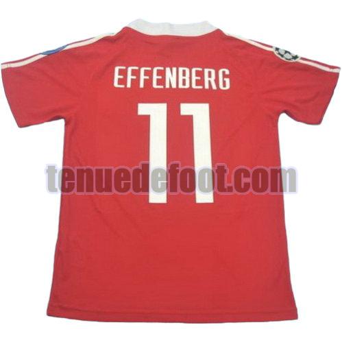 maillot effenberg 11 bayern munich 2001 domicile rouge