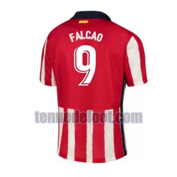 maillot falcao 9 atletico madrid 2020-2021 domicile rouge
