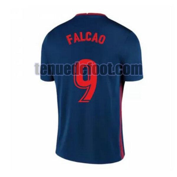 maillot falcao 9 atletico madrid 2020-2021 exterieur bleu