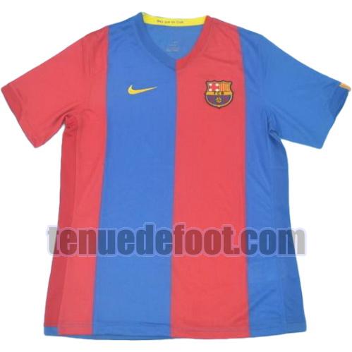 maillot fc barcelone 2006-2007 domicile manche courte rouge bleu