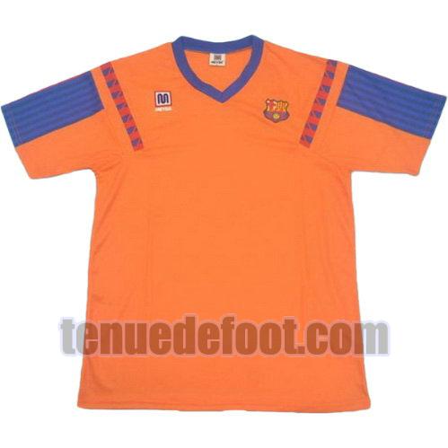 maillot fc barcelone ucl 1992 exterieur manche courte orange