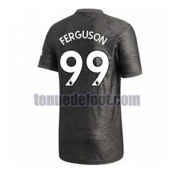 maillot ferguson 99 manchester united 2020-2021 exterieur noir