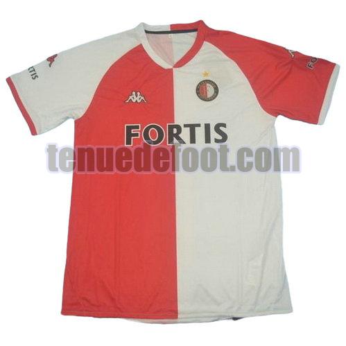 maillot feyenoord 2008 domicile manche courte rouge blanc
