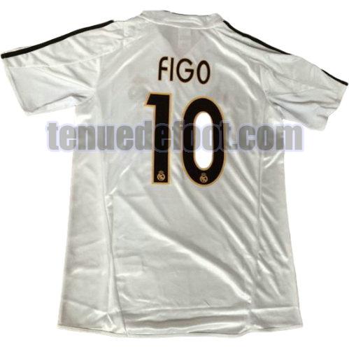 maillot figo 10 real madrid 2003-2004 domicile blanc