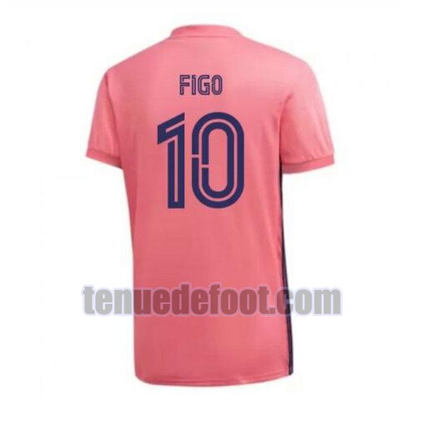 maillot figo 10 real madrid 2020-2021 exterieur rose