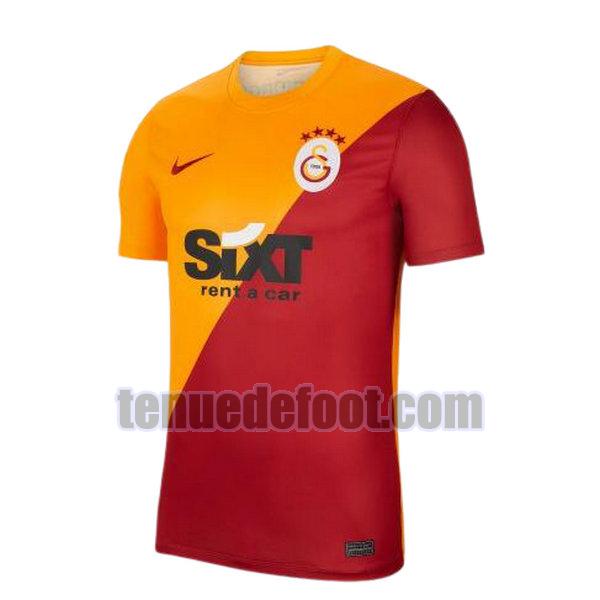 maillot galatasaray sk 2021 2022 domicile jaune rouge thaïlande jaune rouge