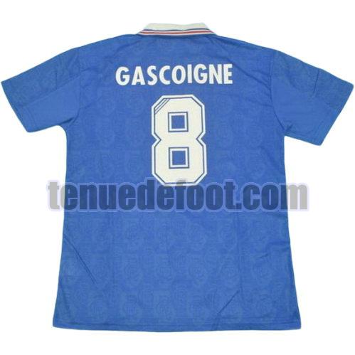 maillot gascoigne 8 glasgow rangers 1996-1997 domicile bleu