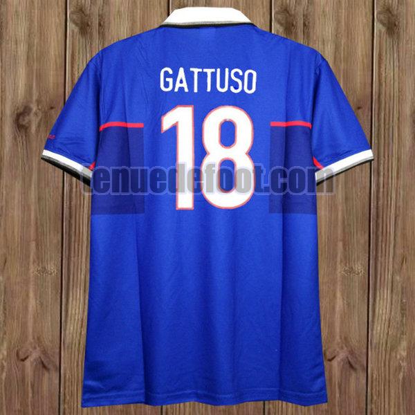 maillot gattuso 18 glasgow rangers 1997-1999 domicile bleu bleu