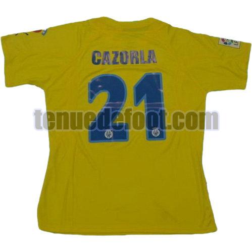 maillot gazorla 21 villarreal 2005-2006 domicile jaune