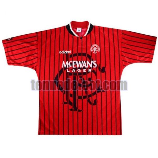 maillot glasgow rangers 1994-1995 exterieur rouge rouge