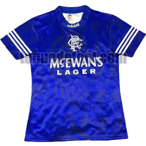 maillot glasgow rangers 1994-1996 domicile manche courte bleu