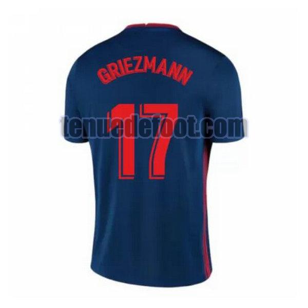maillot griezmann 17 atletico madrid 2020-2021 exterieur bleu