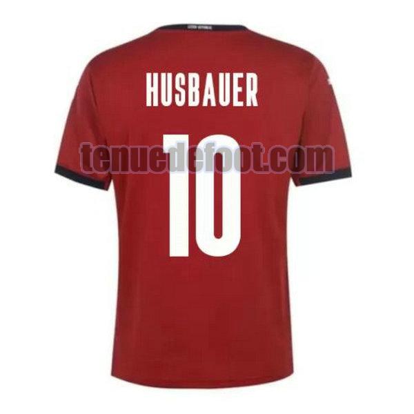 maillot husbauer 10 tchèque 2020 domicile rouge