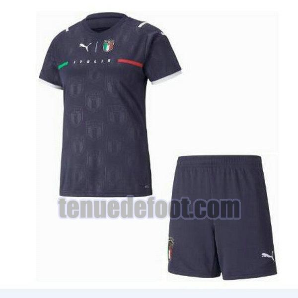 maillot italie 2021 2022 gardien enfants noir noir