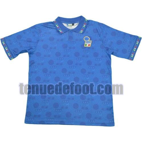 maillot italie coupe du monde 1994 domicile manche courte bleu