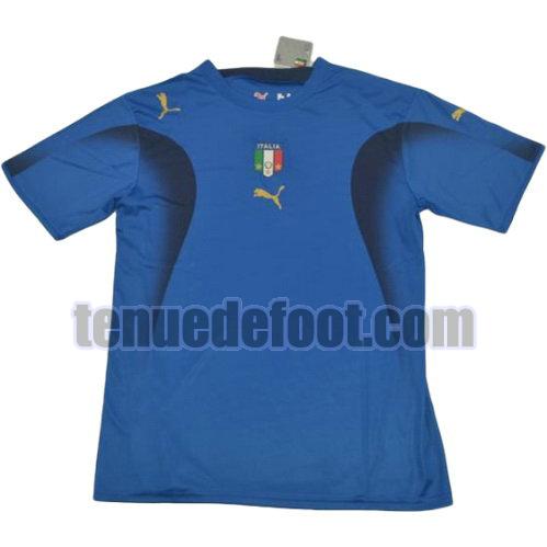 maillot italie coupe du monde 2006 domicile manche courte bleu