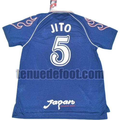 maillot jito 5 japon coupe du monde 1998 domicile bleu