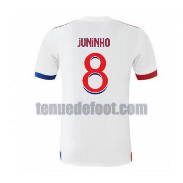 maillot juninho 8 olympique lyon 2020-2021 domicile blanc
