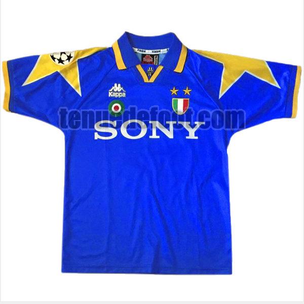 maillot juventus 1995 exterieur bleu