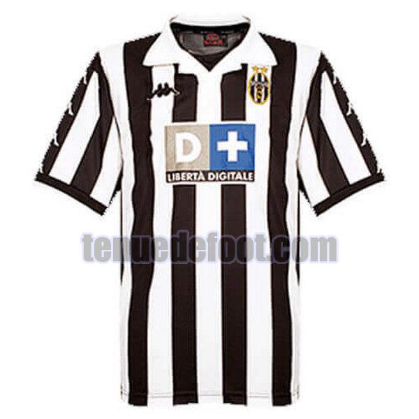 maillot juventus 1999-2000 domicile noir-blanc
