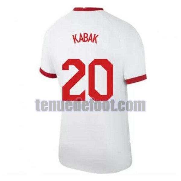 maillot kabak 20 turquie 2020 domicile blanc