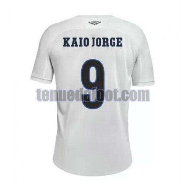 maillot kaio jorge 9 santos fc 2020-2021 domicile blanc blanc