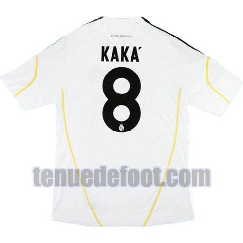 maillot kaka 8 real madrid 2009-2010 domicile blanc