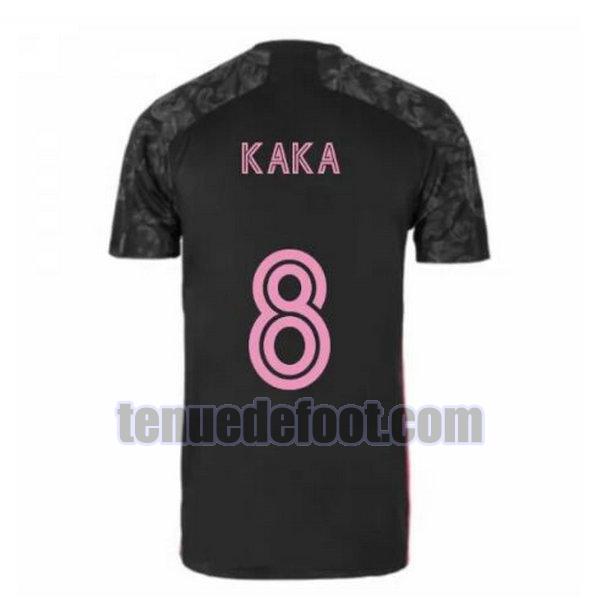 maillot kaka 8 real madrid 2020-2021 troisième noir noir