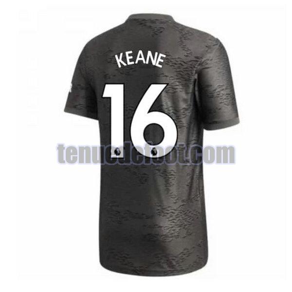 maillot keane 16 manchester united 2020-2021 exterieur noir