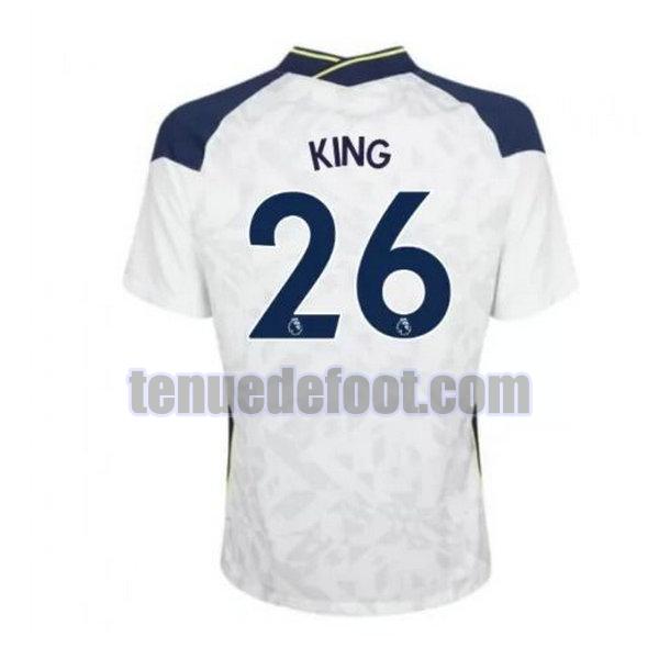 maillot king 26 tottenham hotspur 2020-2021 domicile blanc
