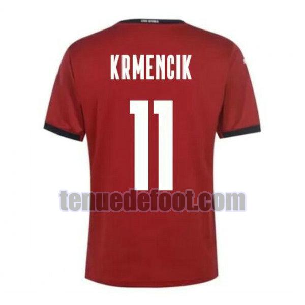 maillot krmencik 11 tchèque 2020 domicile rouge