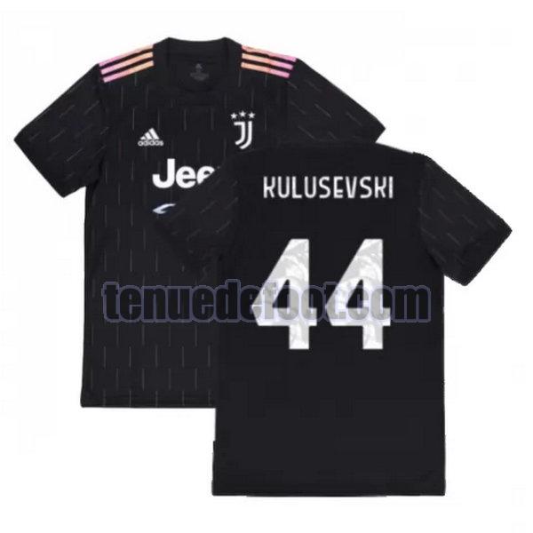 maillot kulusevski 44 juventus 2021 2022 exterieur noir noir