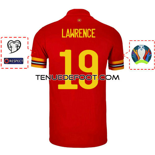 maillot lawrence 19 galles mondial 2019-2020 domicile