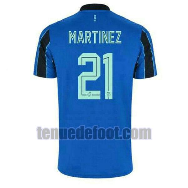 maillot lisandro martinez 21 afc ajax 2021 2022 exterieur bleu bleu