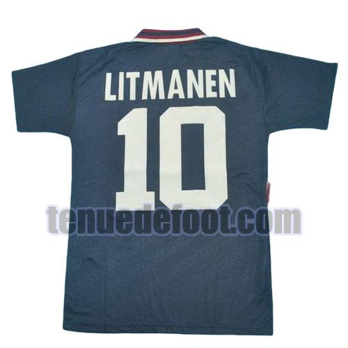 maillot litmanen 10 ajax amsterdam 1994-1995 exterieur bleu