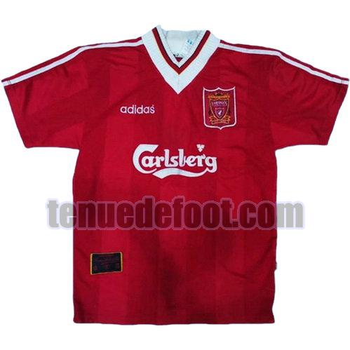 maillot liverpool 1995-1996 domicile manche courte rouge