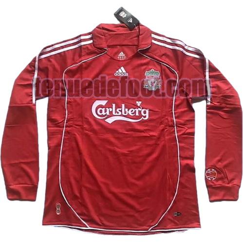 maillot liverpool 2006-2008 domicile manche longue rouge