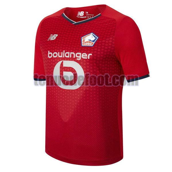 maillot losc lille 2021 2022 domicile rouge thaïlande rouge