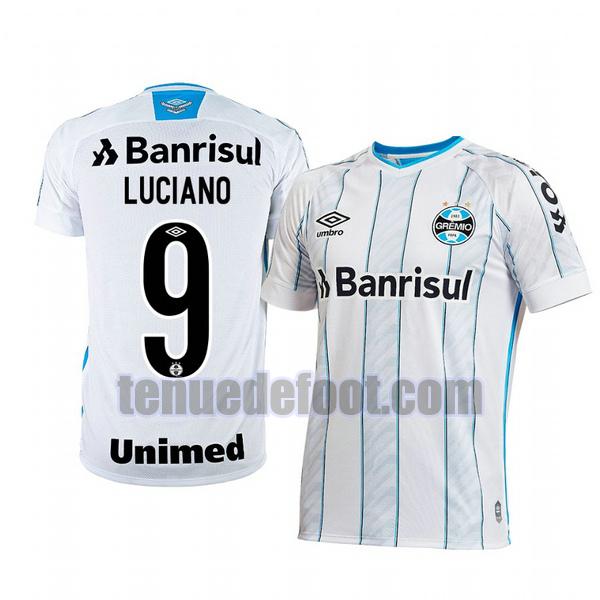 maillot luciano 9 gremio 2020-2021 exterieur blanc