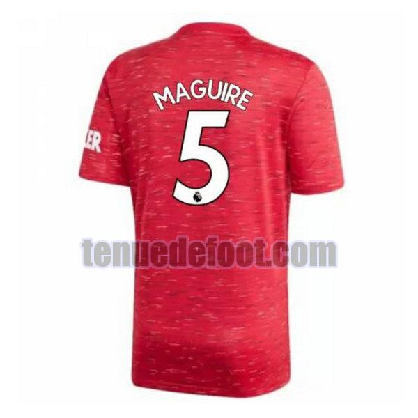 maillot maguire 5 manchester united 2020-2021 domicile rouge