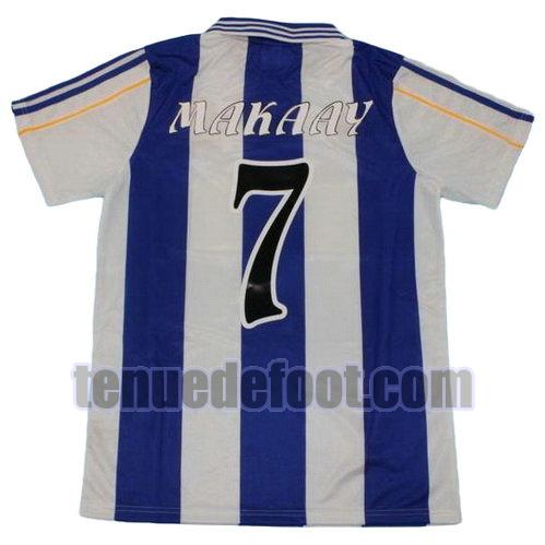 maillot mahaay 7 deportivo la corogne 1999-2000 domicile bleu blanc