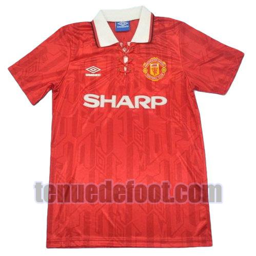 maillot manchester united 1994 domicile manche courte rouge